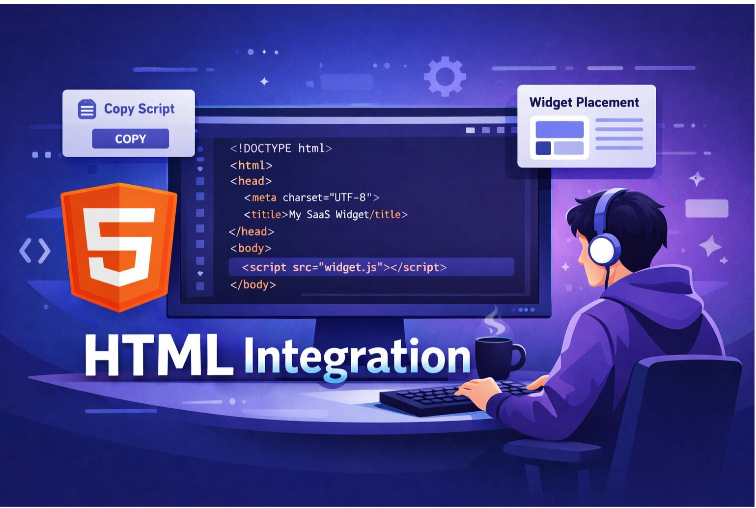 How to Integrate SnagRelay Widget into an HTML Website
