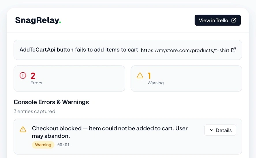 When Screenshots Fail. Every Request. Every Response.