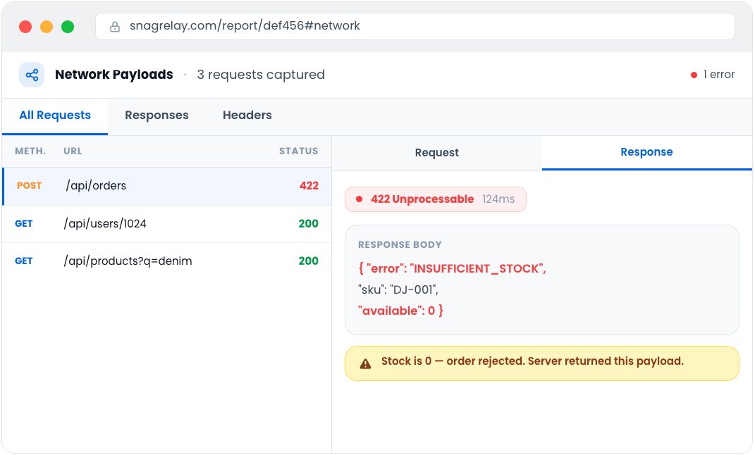 When Screenshots Fail. API Data Auto-Captured